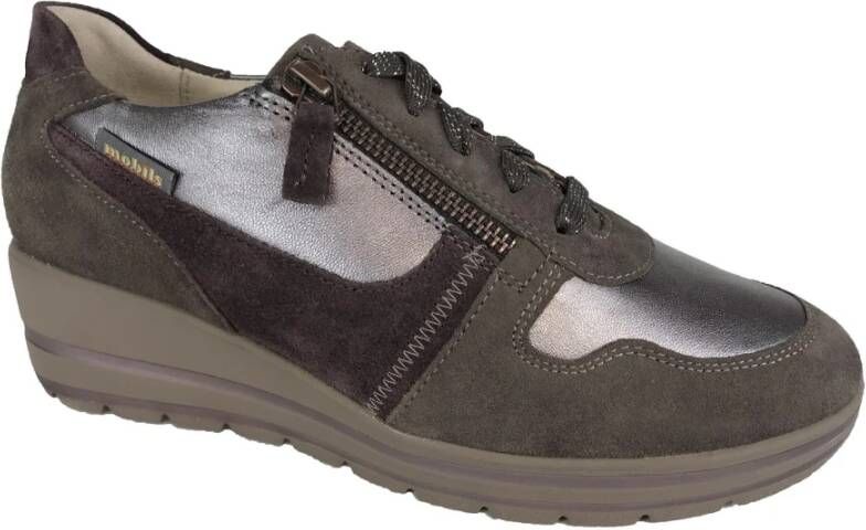 Mephisto Stijlvolle Damessneakers Gray Dames