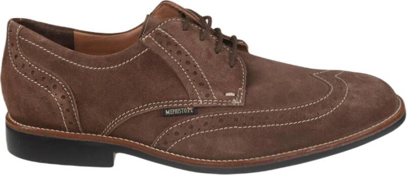 mephisto Stijlvolle Heren Veterschoenen Brown Heren