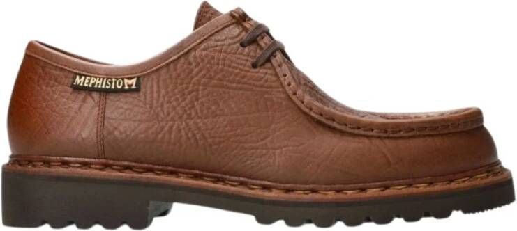 mephisto Stijlvolle Herenschoen met Veters Brown Heren