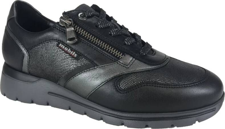 Mephisto Stijlvolle Sneakers Upgrade Black Dames