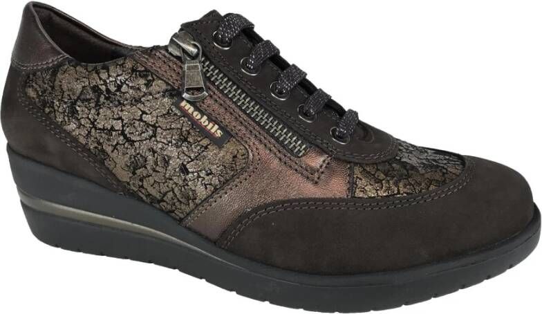 Mephisto Stijlvolle Sneakers Upgrade Collectie Brown Dames