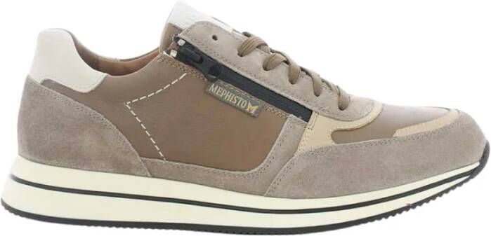 mephisto Taupe Gilford Z23 Herenschoenen Multicolor Heren