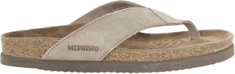 Mephisto Taupe Natalio Herenschoenen Beige Heren