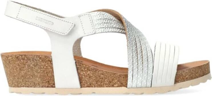 mephisto Trendy Leren Sandaal voor Dames White Dames