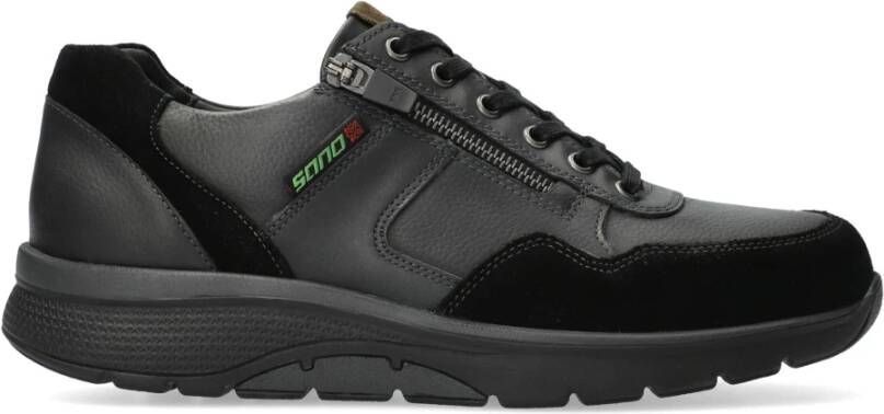 mephisto Wijd-Fit Wandelsneaker Black Heren