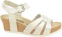 Mephisto Witte Sandalen. Kurkstijl. White Dames - Thumbnail 2