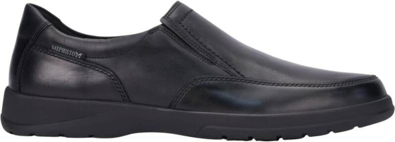 Mephisto Zachte Leren Herenloafer Black Heren