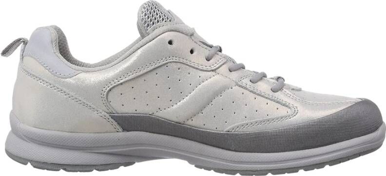 Mephisto Allrounder by DALINA zilver lederen outdoor sneaker voor dames