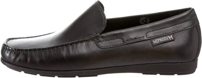 mephisto Zwarte Instappers Black Heren