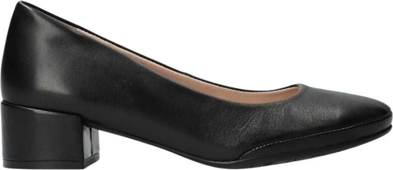 Mephisto Zwarte Leren Pumps voor Dames Black Dames