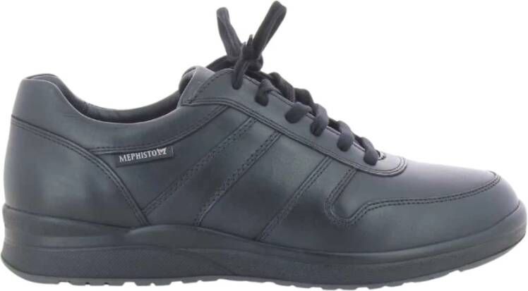 Mephisto Zwarte Vito W4 Herenschoenen Black Heren