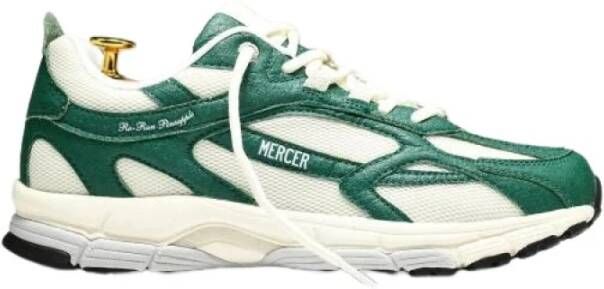 Mercer Amsterdam Mercer The Re-Run Pineapple 2.0 groen Mesh Lage sneakers Dames