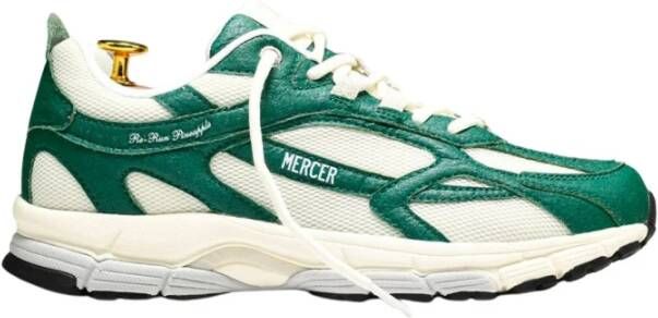 Mercer Amsterdam Mercer The Re-Run Pineapple 2.0 groen Mesh Lage sneakers Dames