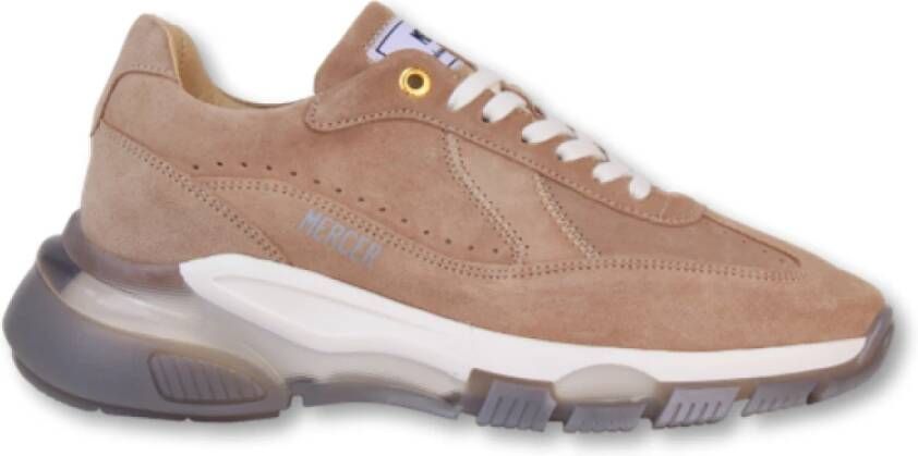 Mercer Amsterdam Beige Chunky Sole Sneaker Beige Dames