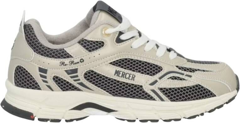 Mercer Amsterdam Champagne Sneaker Stijlvolle Look Gray Dames