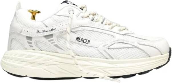 Mercer Amsterdam Luxe Nappa Leren Sneaker White Heren