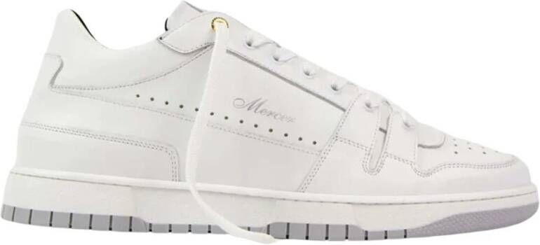 Mercer Amsterdam The Brooklyn Lage sneakers Leren Sneaker Dames Wit