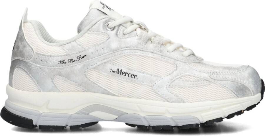 MERCER AMSTERDAM Lage Sneakers Dames The Re-run Metallic Maat: 41 Materiaal: Textiel Kleur: Wit