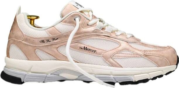 MERCER AMSTERDAM Lage Sneakers Dames The Re-run Metallic Maat: 38 Materiaal: Suède Kleur: Roze