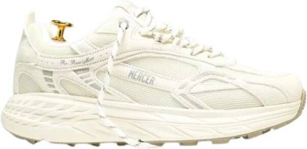 Mercer Amsterdam Moderne Suede Sneaker Beige Heren