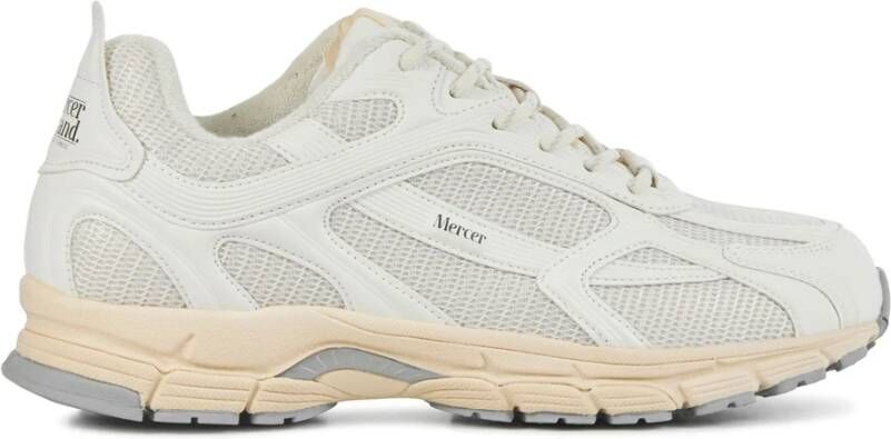 Mercer Amsterdam Witte Suède Sneakers White Dames