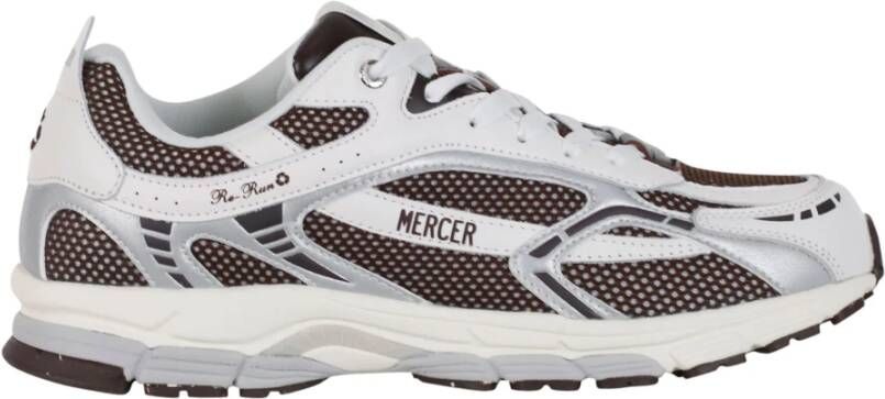 Mercer Amsterdam Witte Zilveren Re Run Sneakers Multicolor Heren