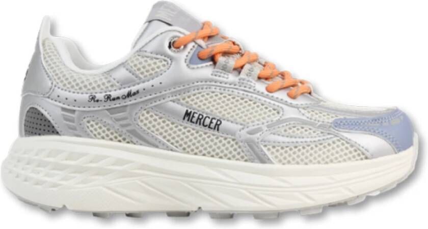 Mercer Amsterdam Zilver Surfer Re-Run Max Sneakers Gray Dames