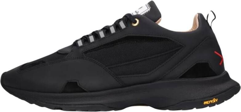 Mercer Amsterdam Zwarte Runner Sneakers The Road Runner Black Heren