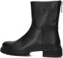 Mexx Stijlvolle Zwarte Chunky Sole Enkellaarzen Black Dames - Thumbnail 3