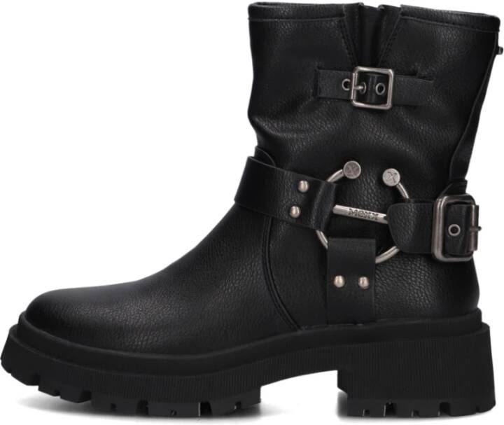 Mexx Zwarte Biker Boots Parvati Stijl Black Dames