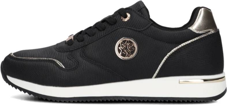 Mexx Zwarte Lage Sneakers voor Dames Black Dames