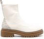 Michael Kors Beige Casual Enkellaars Platte White Dames - Thumbnail 1