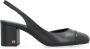 Michael Kors Blokhak Leren Slingback Pumps Black Dames - Thumbnail 1