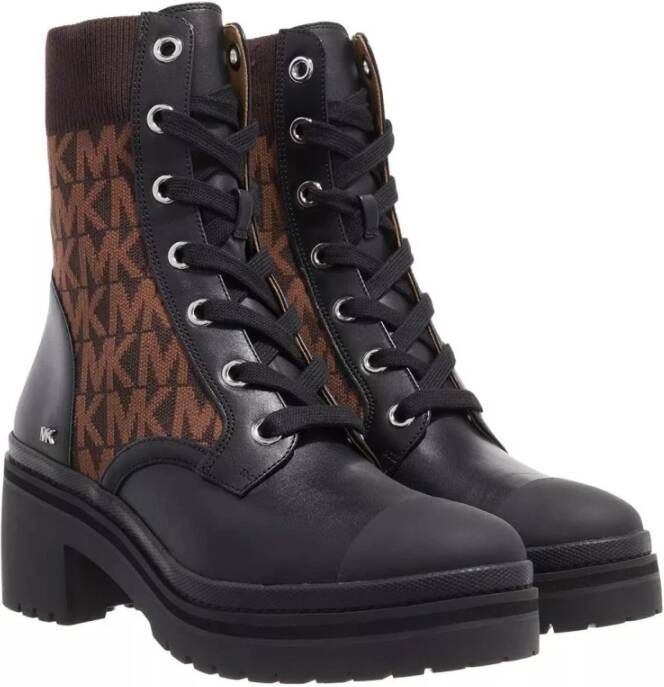 Michael Kors Brea Bootie Zwart Bruin Brown Dames