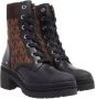 Michael Kors Brea Bootie Zwart Bruin Brown Dames - Thumbnail 1