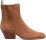 Michael Kors Bruin Leren Casual Enkellaarsje Brown Dames - Thumbnail 1