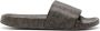 Michael Kors Bruine Slide Slippers voor Vrouwen Brown Dames - Thumbnail 2