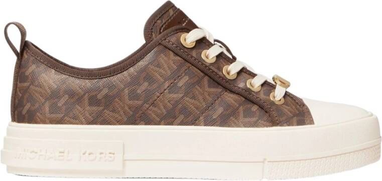 Michael Kors Bruine Veterschoenen Brown Dames