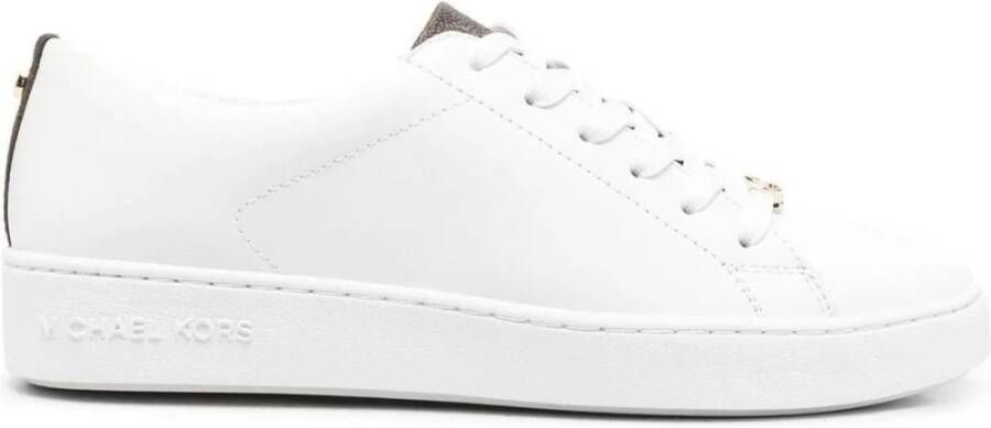 Michael Kors Bruine Vetersneakers White Dames