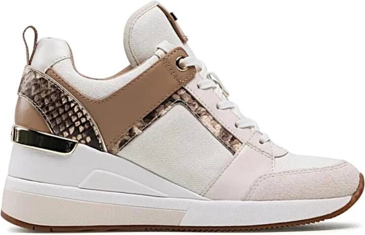 Michael Kors Casual Sneakers voor Dagelijks Gebruik Beige Dames