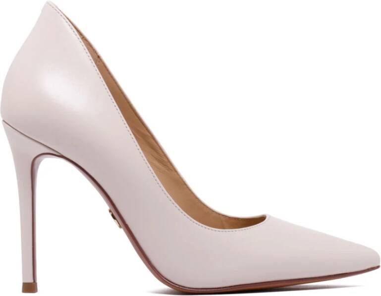 Michael Kors Licht Crème Kalfsleren Keke Pumps White Dames