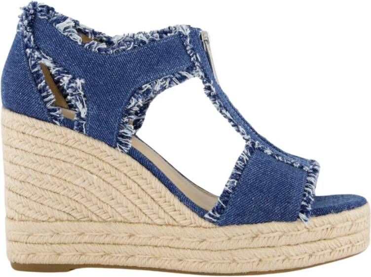 Michael Kors Dames Berkley Mid Wedge Blue Dames