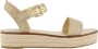 MICHAEL KORS Sandalen Dames Richie Espadrille Maat: 39 Materiaal: Leer Kleur: Goud - Thumbnail 2