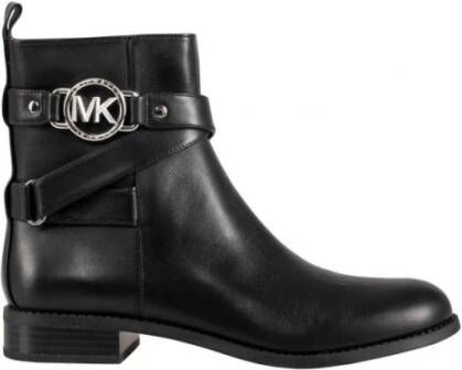 Michael Kors Platte Bootie voor modebewuste vrouwen Black Dames