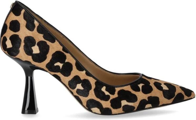 Michael Kors Dierenprint Pump in Beige en Zwart Beige Dames