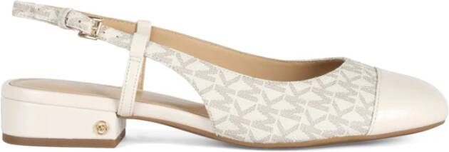 Michael Kors Elegante Ballet Flats voor Vrouwen White Dames