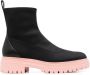 Michael Kors Comet Geribbelde Rubberen Zool Laarzen Black Dames - Thumbnail 1