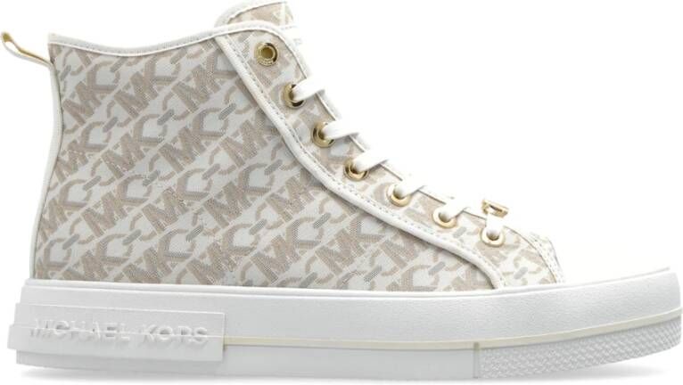 Michael Kors Enkellaagse 'Evy' sneakers Beige Dames