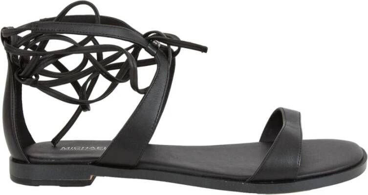 Michael Kors Flat Sandals Black Dames