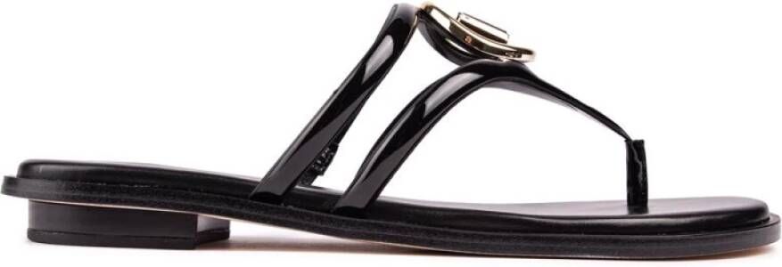 Michael Kors Flat Sandals Black Dames